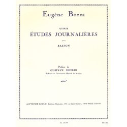 Eug&egrave;ne Bozza: 15 Etudes journali&egrave;res Op.64 (Bassoon solo)