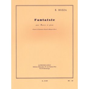 Eugène Bozza: Fantaisie (Bassoon and Piano)