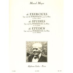 Marcel Mo&yuml;se: 26 Exercices de F&uuml;rstenau Op.107, Vol.1 (Flute solo)