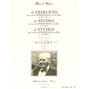 Marcel Moÿse: 26 Exercices de Fürstenau Op.107, Vol.2 (Flute solo)