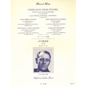 Marcel Mule: 53 Etudes Vol.2, d'après Boehm, Terschak et Fürstenau (Saxophone solo)