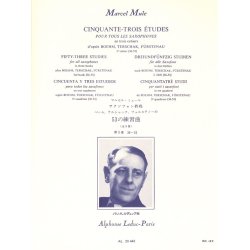 Marcel Mule: 53 Etudes Vol.3, d'apr&egrave;s Boehm, Terschak et F&uuml;rstenau (Saxophone solo)