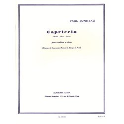 Paul Bonneau: Capriccio (Trombone & Piano)