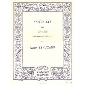 Albert Beaucamp: Fantaisie (Flute & Piano)