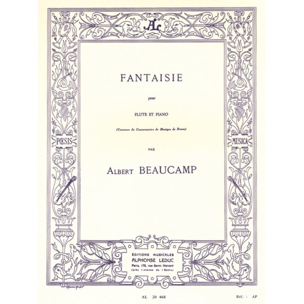 Albert Beaucamp: Fantaisie (Flute & Piano)