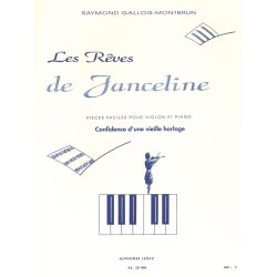 Raymond Gallois-Montbrun: Confidence d'une vieille Horloge (Violin & Piano)