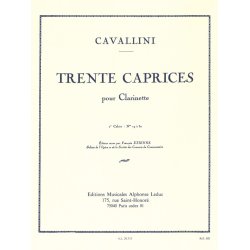 Ernesto Cavallini: 30 Caprices Vol.2 (Clarinet solo)