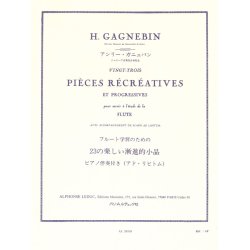 Henri Gagnebin: 23 Pi&egrave;ces R&eacute;cr&eacute;atives Et Progressives