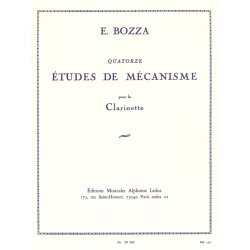 Eug&egrave;ne Bozza: 14 Etudes de M&eacute;canisme (Clarinet solo)