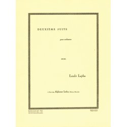 Lajtha Suite D'orchestre No.2 In 4 Orchestra Score