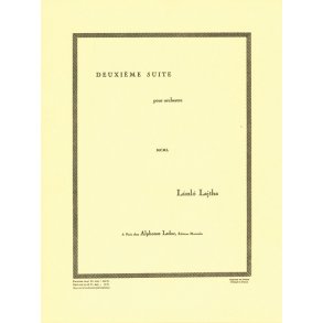 Lajtha Suite D'orchestre No.2 In 4 Orchestra Score