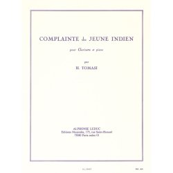 Henri Tomasi: Complainte du jeune Indien (Clarinet & Piano)