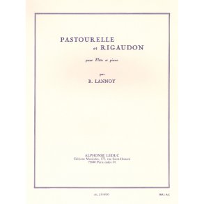 Robert Lucien Lannoy: Pastourelle et Rigaudon (Flute & Piano)