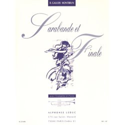 Raymond Gallois-Montbrun: Sarabande et Finale (C) (Trumpet & Piano)