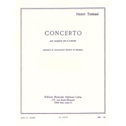 Henri Tomasi: Concerto (Saxophone-Alto & Piano)