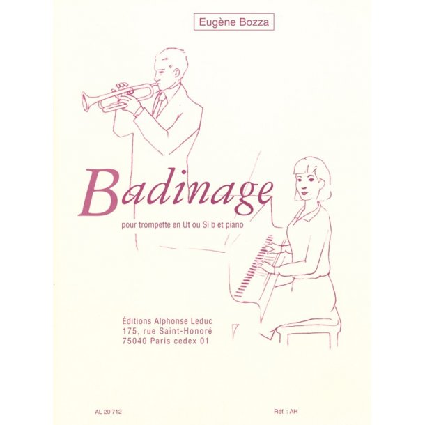 Eug&egrave;ne Bozza: Badinage (Trumpet and Piano)