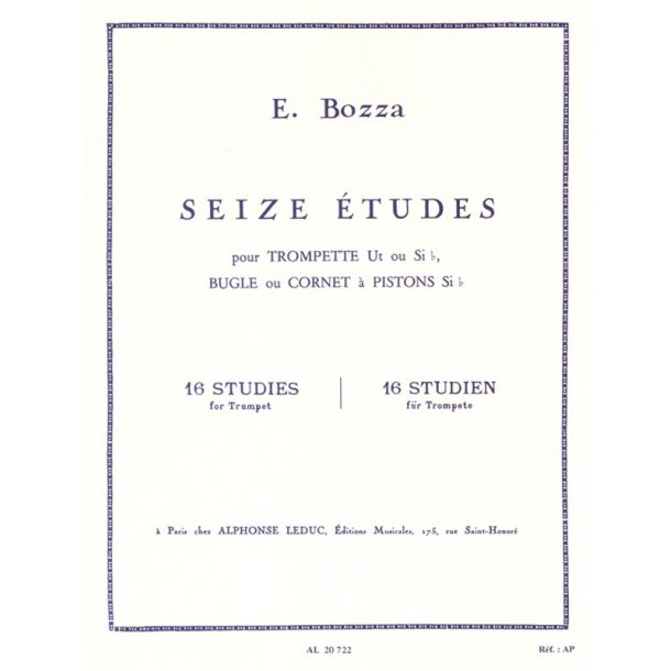 Eug&egrave;ne Bozza: Seize Etudes (Trumpet)