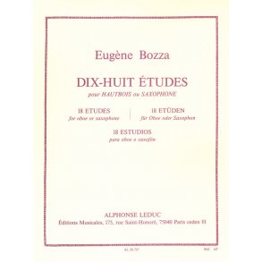 Eugène Bozza: 18 Etudes (Oboe solo)