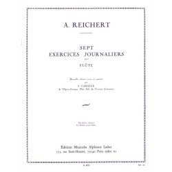 Matthieu Andr&eacute; Reichert: Sept Exercices Journaliers Pour Flute