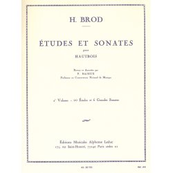 Henri Brod: Etudes et Sonates Vol.2 (Oboe solo)