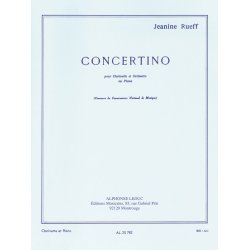 Jeanine Rueff: Concertino Op.15 (Clarinet & Piano)