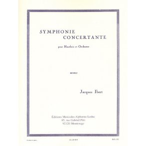 Jacques Ibert: Symphonie concertante (Oboe & Piano)