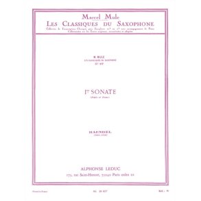 Georg Friedrich Handel: Sonata No.1, Op.1 No.1a (Classiques No.87) (Saxophone-Alto & Piano)