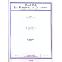 George Frideric Handel: Sonata No.6 Op.1/15 (Alto Saxophone)