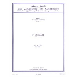 Johann Sebastian Bach: Sonata pour Fl&ucirc;te No.6 (Classiques No.92) (Saxophone-Alto & Piano)