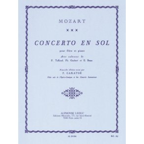 W.A. Mozart: Concerto No.1 KV313 in G (Flute and Piano)