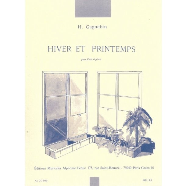 Henri Gagnebin: Hiver et Printemps (Flute & Piano)