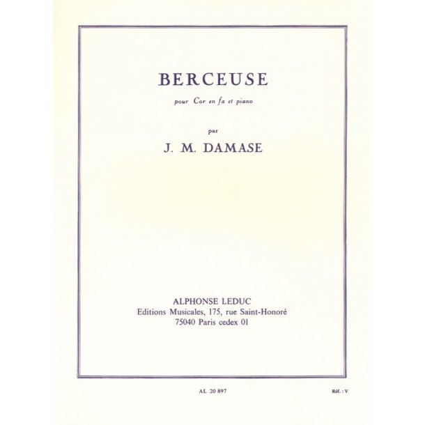 Jean-Michel Damase: Berceuse Op.19 (French Horn)