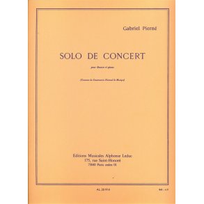 Gabriel Pierné: Solo De Concert Op.35