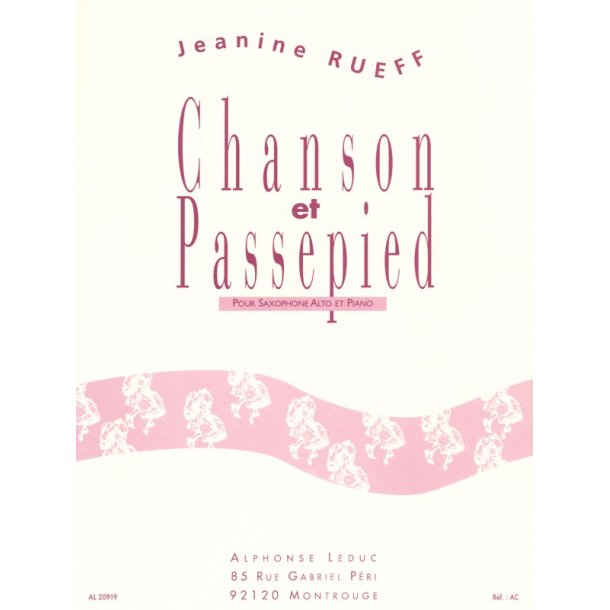 Jeanine Rueff: Chanson Et Passepied