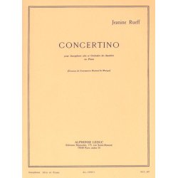 Jeanine Rueff: Concertino Op.17 (Saxophone-Alto & Piano)