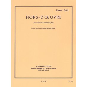 Pierre Petit: Hors d'Oeuvre (Percussion(s) & Piano)