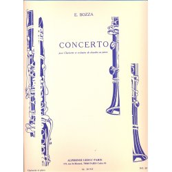 Eug&egrave;ne Bozza: Concerto (Clarinet & Piano)