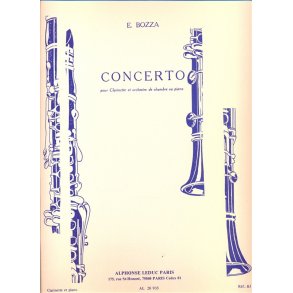 Eugène Bozza: Concerto (Clarinet & Piano)