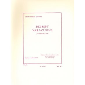 Jean-Michel Damase: 17 Variations Op.22 (Quintet-Wind)
