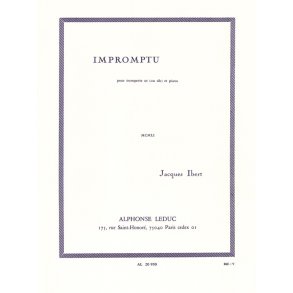 Jacques Ibert: Impromptu (Trumpet and Piano)