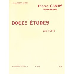 Pierre Camus: 12 Etudes (Flute solo)