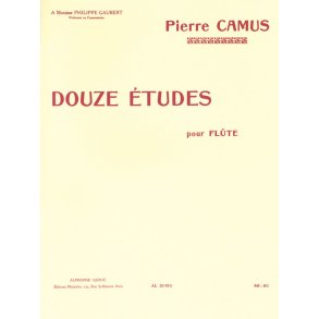 Pierre Camus: 12 Etudes (Flute solo)