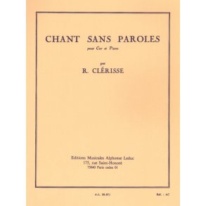 Robert Clérisse: Chant sans Paroles (Horn & Piano)
