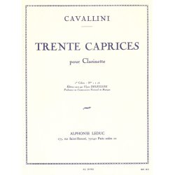 Ernesto Cavallini: 30 Caprices Vol.1 (Clarinet solo)