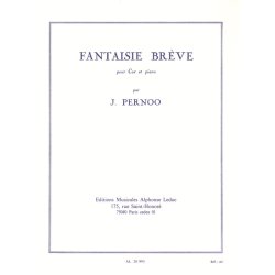 Jacques Pernoo: Fantaisie br&egrave;ve (Horn & Piano)