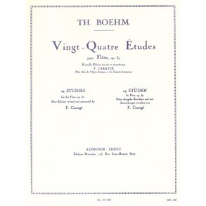 Theobald Boehm: 24 Etudes Op.37 (Flute solo)