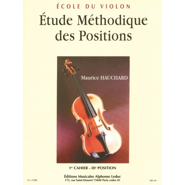 M. Hauchard: Etude m&eacute;thodique des Positions Vol.1: 3rd Position (Violin solo)