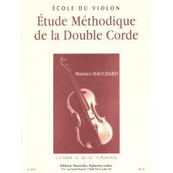 M. Hauchard: Etude m&eacute;thodique de la double Corde Vol.2 (Violin solo)