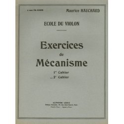 M. Hauchard: Exercices de M&eacute;canisme Vol.2 (Violin solo)