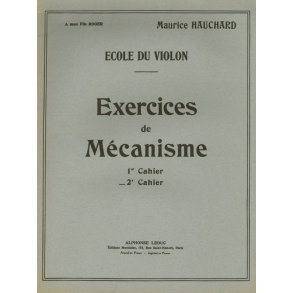M. Hauchard: Exercices de Mécanisme Vol.2 (Violin solo)